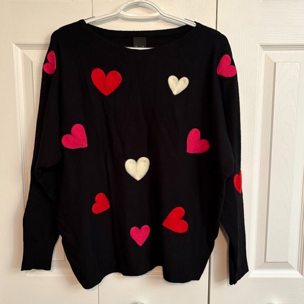 EUC Aaeda Heart Sweater